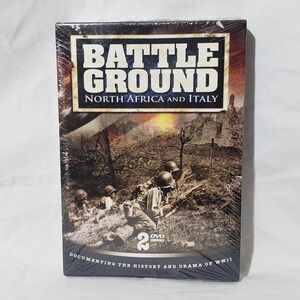 Battle Ground: North Africa and Italy WWII History (2 Disc DVD, 2007) New Sealed